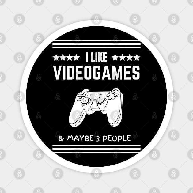 I like gaming and maybe 3 people Magnet by medd.art